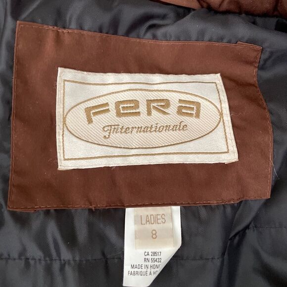 Vintage Fera Ski Jacket and Pants Brown Set Medium - Picture 9 of 10